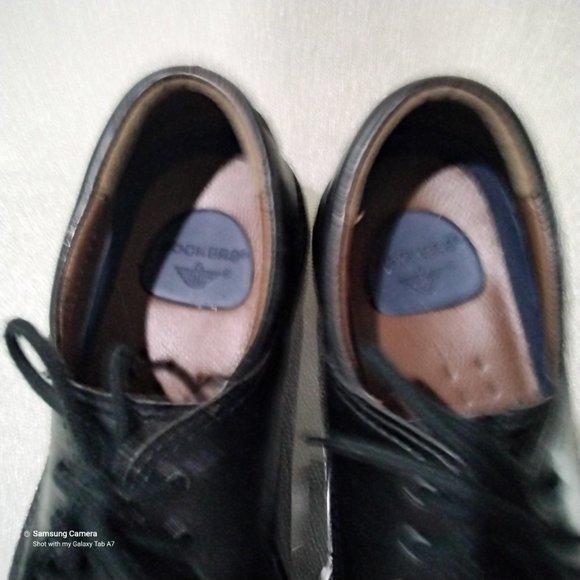 Men Dockers Black Cap Toe Oxford Shoes Size 10.5M Very Nice Pre-Owned Cond. main image 7
